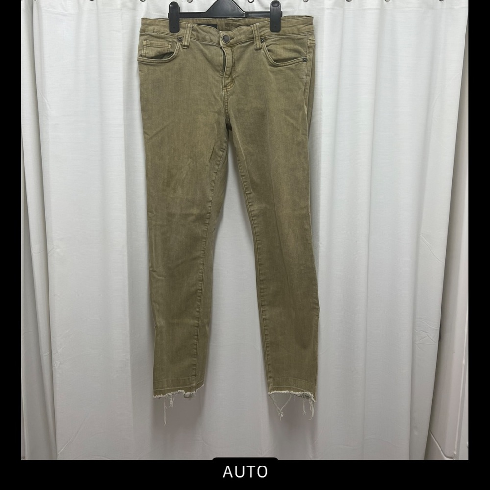 Stylish Olive Green Jeans